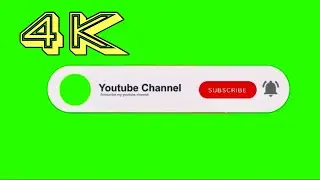Subscribe Green Screen No Copyright [ 4K video ] || Green Screen video ||