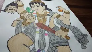 how to draw batuk bhairavaya || har har mahadev #drawing #batukbhairav #kaalbhairav #viral #sanatan