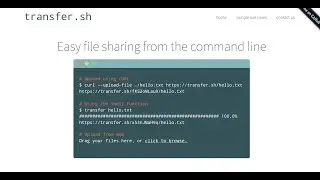 TSHARE 💻 Утилита для шаринга файлов