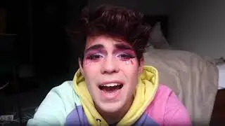 doing my makeup for the first time :00 *tutorial*