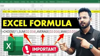 Excel Tutorial for Beginners : Choose Formula in Excel | Microsoft Excel 