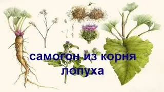 Burdock root moonshine