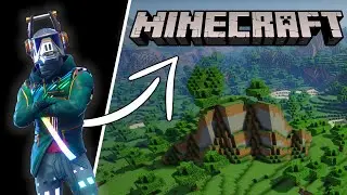 When FORTNITE Players play MINECRAFT for the FIRST TIME!