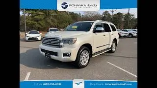 2018 Toyota Sequoia Platinum 4WD ** Pohanka Certified 6 Months / 6,000 **