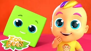 форма песни | развивающий мультфильм | Детский сад | Zoobees Russia | Детские стишки