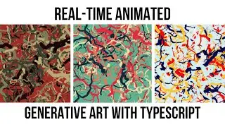 TypeScript Live Coding for Real Time Animated Generative Art (2020)