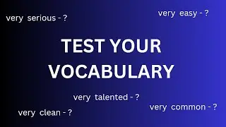 Test Your Vocabulary Level