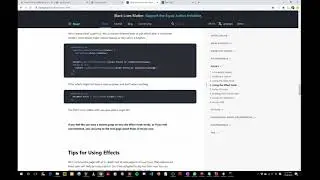 React js useEffect hook
