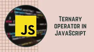 Ternary operator in JavaScript
