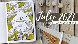 Plan With Me || July 2021 Bullet Journal Setup