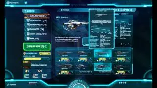 Planetside 2 Infiltrator Primary Weapon Menu