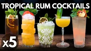5x TROPICAL Rum Cocktail Recipes you NEED to try this Summer!