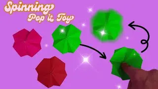 Make a SPINNING Pop It Toy with Just Paper!