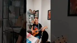«Hymne à l’amour» on ukulele #celinedion #olimpics