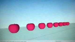 My first apples in Sketchup