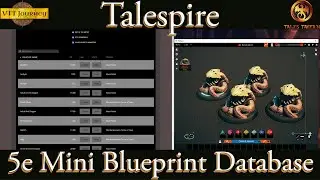 How To - Talespire 5e Creature Blueprint Database