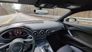 Pulse Orange 🍊 Audi TTS Driving