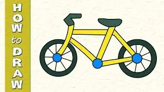How to Draw a Bicycle Easy Step by Step || Weekend Art
