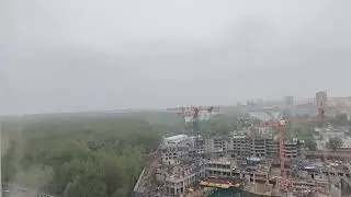 Снег в мае.Погода ужасная.