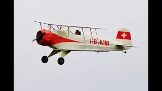 BUCKER BU 133 JUNGMEISTER RC  - SC 91cu in GLOW MOTOR - SINGLE SEAT ADVANCED TRAINER - RICK - 2020