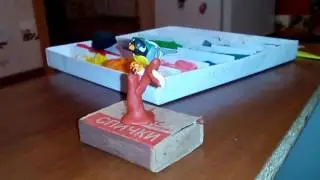 Синичка из пластилина.
