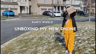 Unboxing my new phone 🦋😍