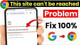 This site can't be reached problem in chrome| Chrome website not opening| This site can't be reached