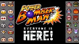 POWER BOMBERMAN – ALL CHARACTERS/SKINS VERSION 0.7.7 – Everyone is here! Except Pommy
