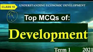 Important MCQs of Development for Term 1 | MCQs of Development Class 10| Economics chapter 1 MCQs
