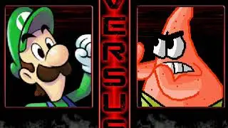 M.U.G.E.N: Super Better Luigi & Tails Vs Patrick Star & Princess Bubblegum
