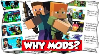 WHY MODS ARE SO POPULAR IN MINECRAFT (HINDI)