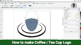 How to make coffee Logo Design in Corel Draw 2019