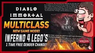 Multiclass New Mode - Inferno 4 Lego's & Sets - 1 Time Free Gender Change - Diablo Immortal