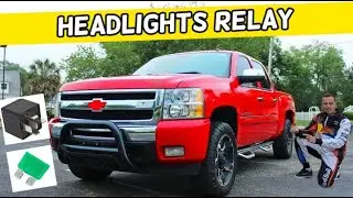 CHEVROLET SILVERADO HEADLIGHTS RELAY LOCATION 2006 2007 2008 2009 2010 2011 2012 2013