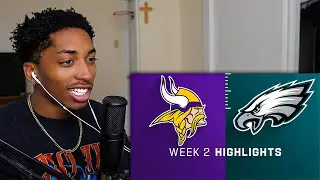 Minnesota Vikings ￼ vs. Philadelphia Eagles | 2023 Week 2 Game Highlights REACTION!!!