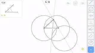 Euclidea 13.4 (Nu 4) Solution walkthrough