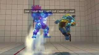 [SF4REMIX] Blanka Basic Combos (B25)