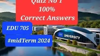 EDU705 - Writing for Research  Quiz 1