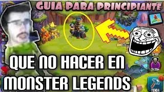 💥QUE NO HACER💥GUÍA PARA PRINCIPIANTES “TORRE NIDAL”- MONSTER LEGENDS