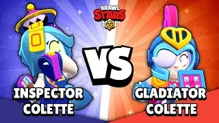 Inspector Colette Vs. Gladiator Colette (Brawl Stars Skin Comparison)