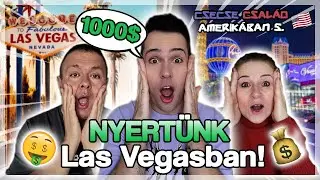 $ NYERTÜNK Las Vegasban!! 😱🤑 | Csecse Család Amerikában 5. $