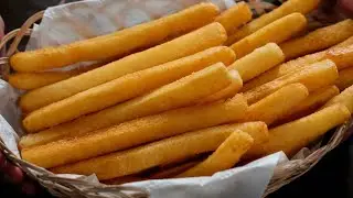 After making it once you will make it many times, 3 ingredients potato cheese sticks no eggs no oven