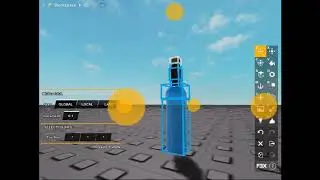 Туториал как сделать бутылку в Roblox studio.