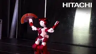 EMIEW3 demo for Hitachi Celebrate Science Day - Hitachi