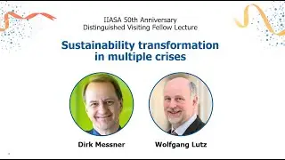 50 anniversary lecture: Dirk Messner - Sustainability transformation in multiple crises