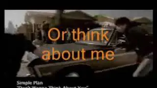 Simple Plan - Don't Wanna Think About You (lyrics & translation)
