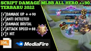 SCRIPT DAMAGE +ATTACK SPEED 99% MLBB ALL HERO NEW PATCH 2022 ANTI BANNED | CHEAT ML MOBILE LEGENDS