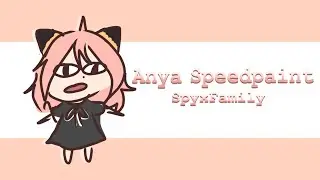 Anya Speedpaint || Procreate Timelapse Drawing || SpyxFamily || read desc lol