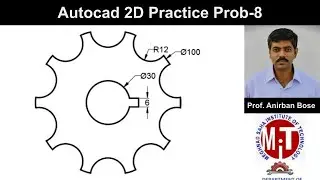 Autocad Practice Problem 8