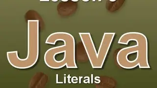 Java Lesson 5: Literals